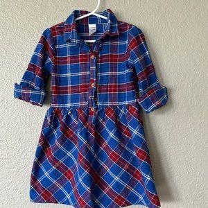Carters Toddler Flannel Dress